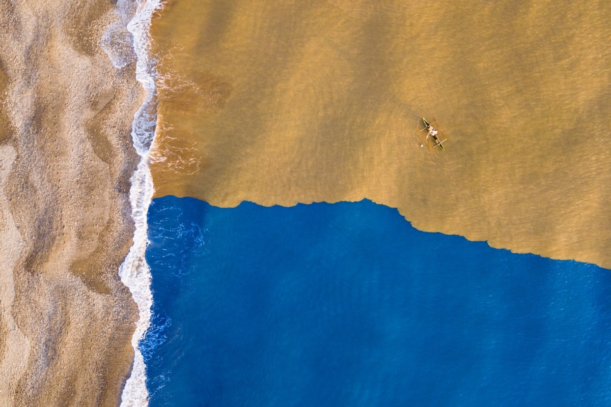 Dronestagram 2018-Donde el rio embarrado se encuntra con el oceano por J Galamba